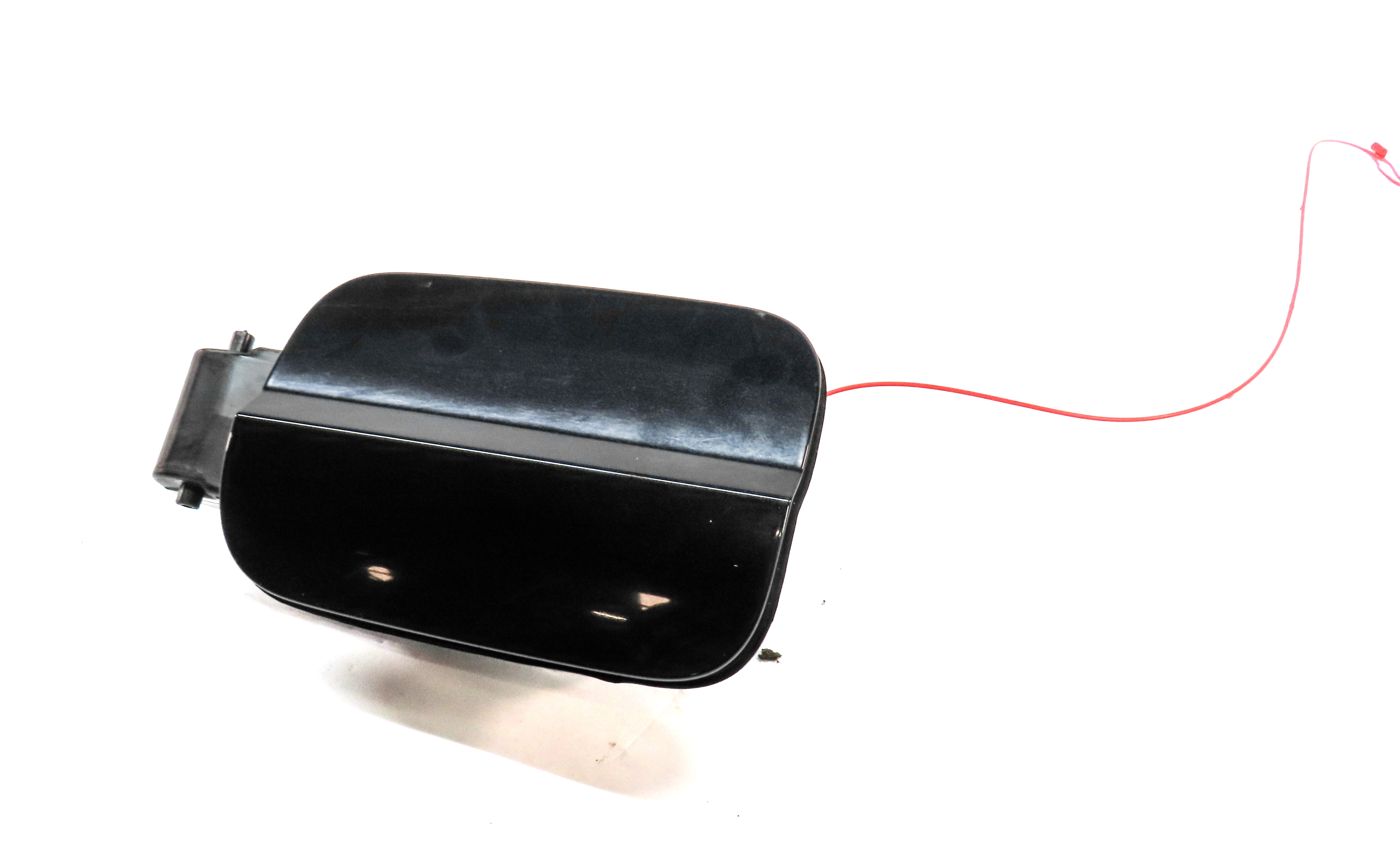 2012-2018 AUDI A6 S6 (C7) FUEL TANK DOOR LID COVER TRIM w/ HOUSING (Black) — exact item pictured